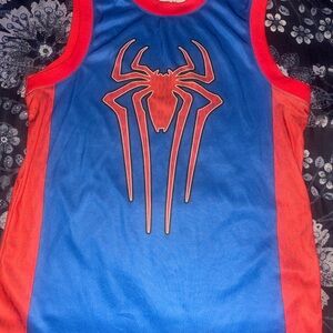 Blue and Red Spider Tank Top